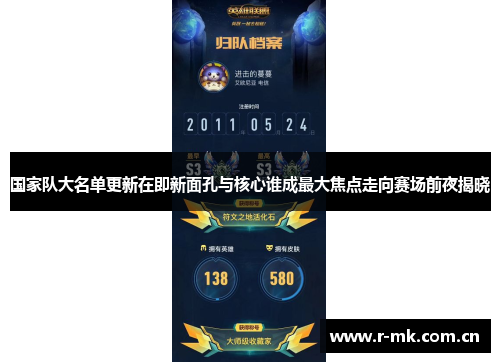 国家队大名单更新在即新面孔与核心谁成最大焦点走向赛场前夜揭晓 国家队大名单更新在即新面孔与核心谁成最大焦点走向赛场前夜揭晓